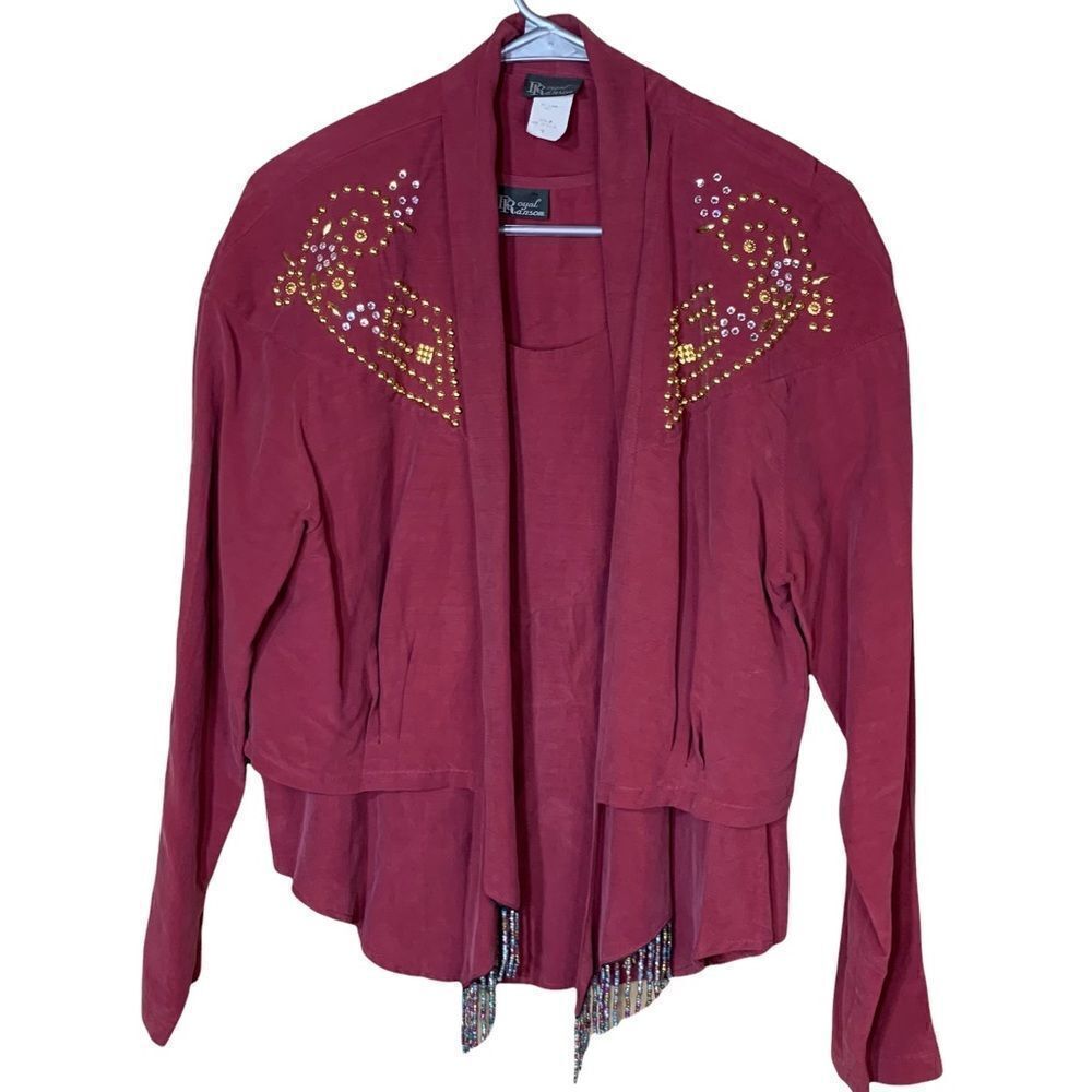 Vintage Royal Ransom blazer and matching tank top